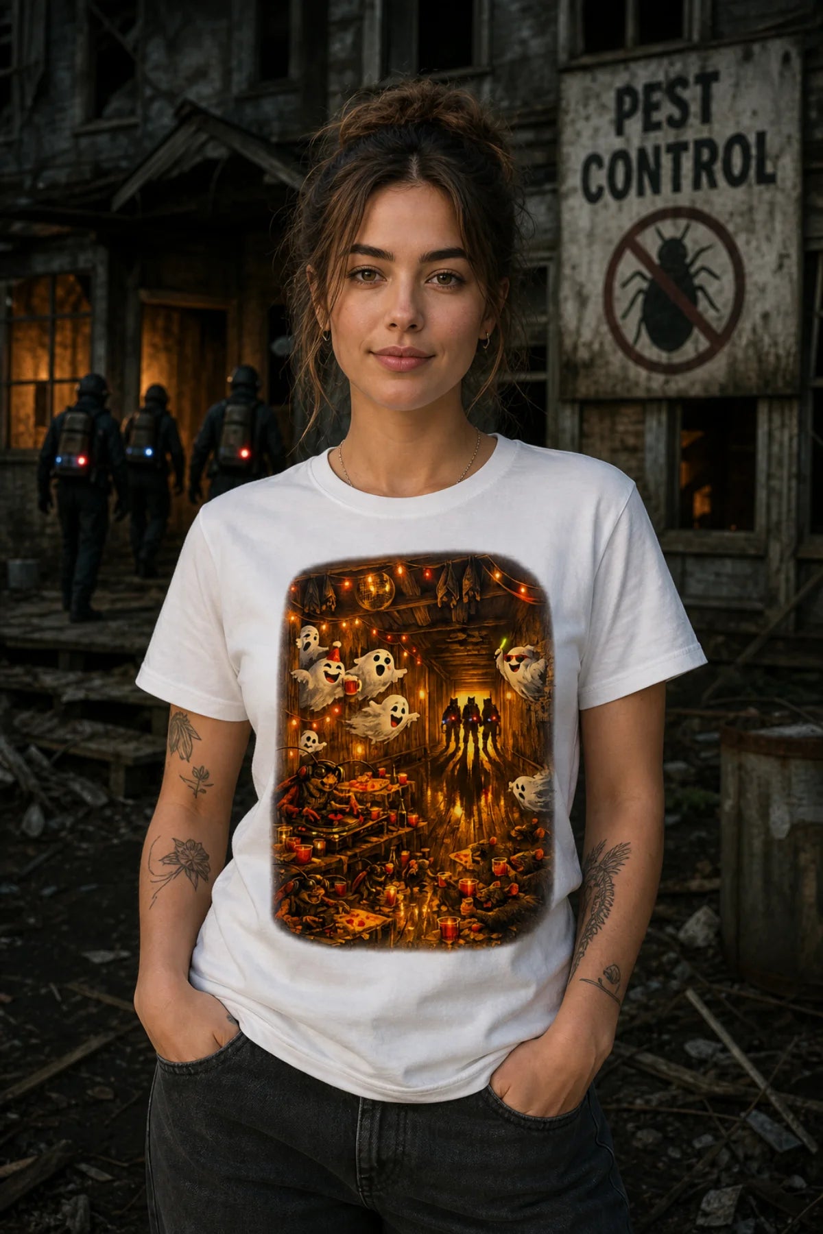 Pest Control T‑Shirt | Funny Animal Work Crew Tee | Critter Meme Shirt