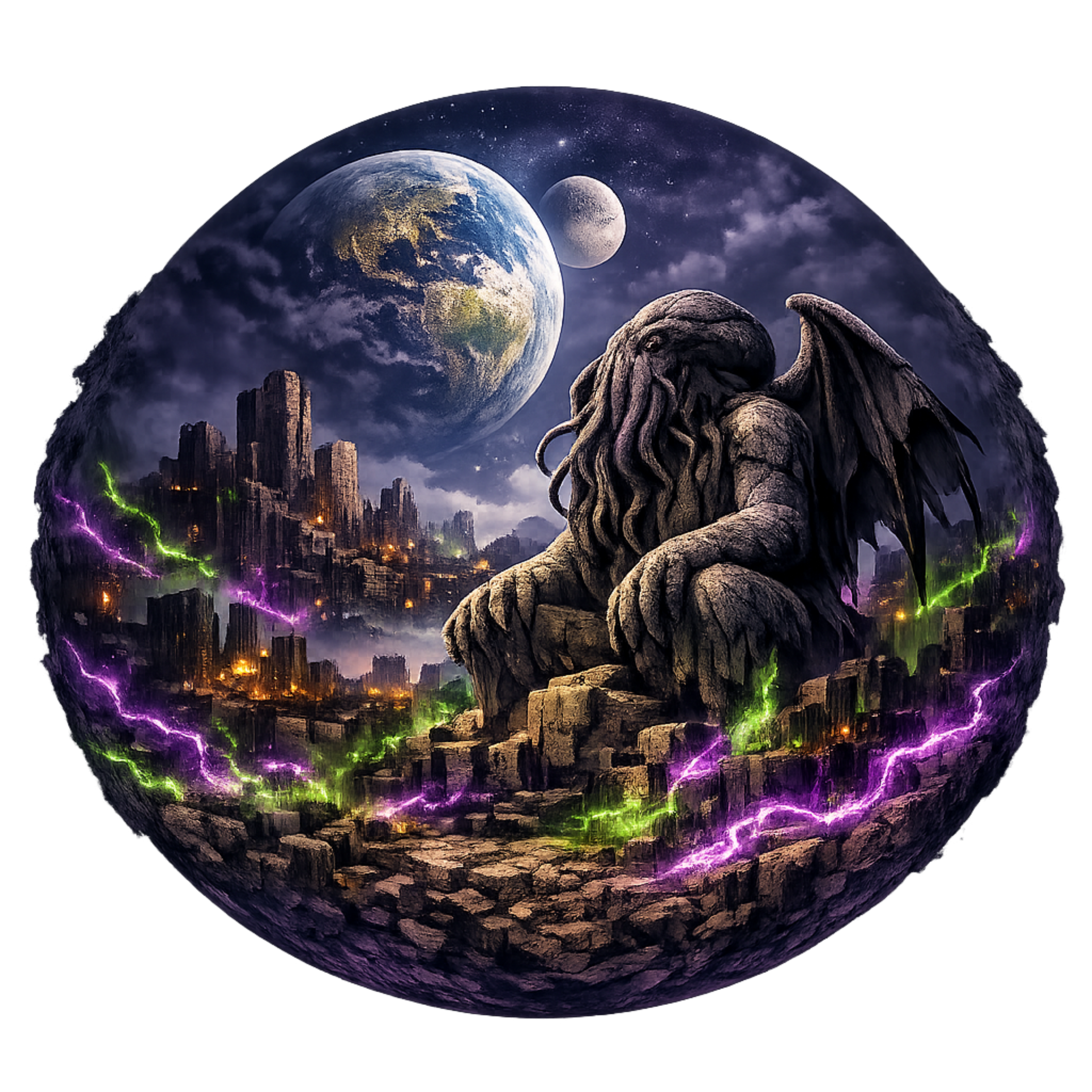 Cthulhu T‑Shirt | Dark Fantasy Graphic Tee