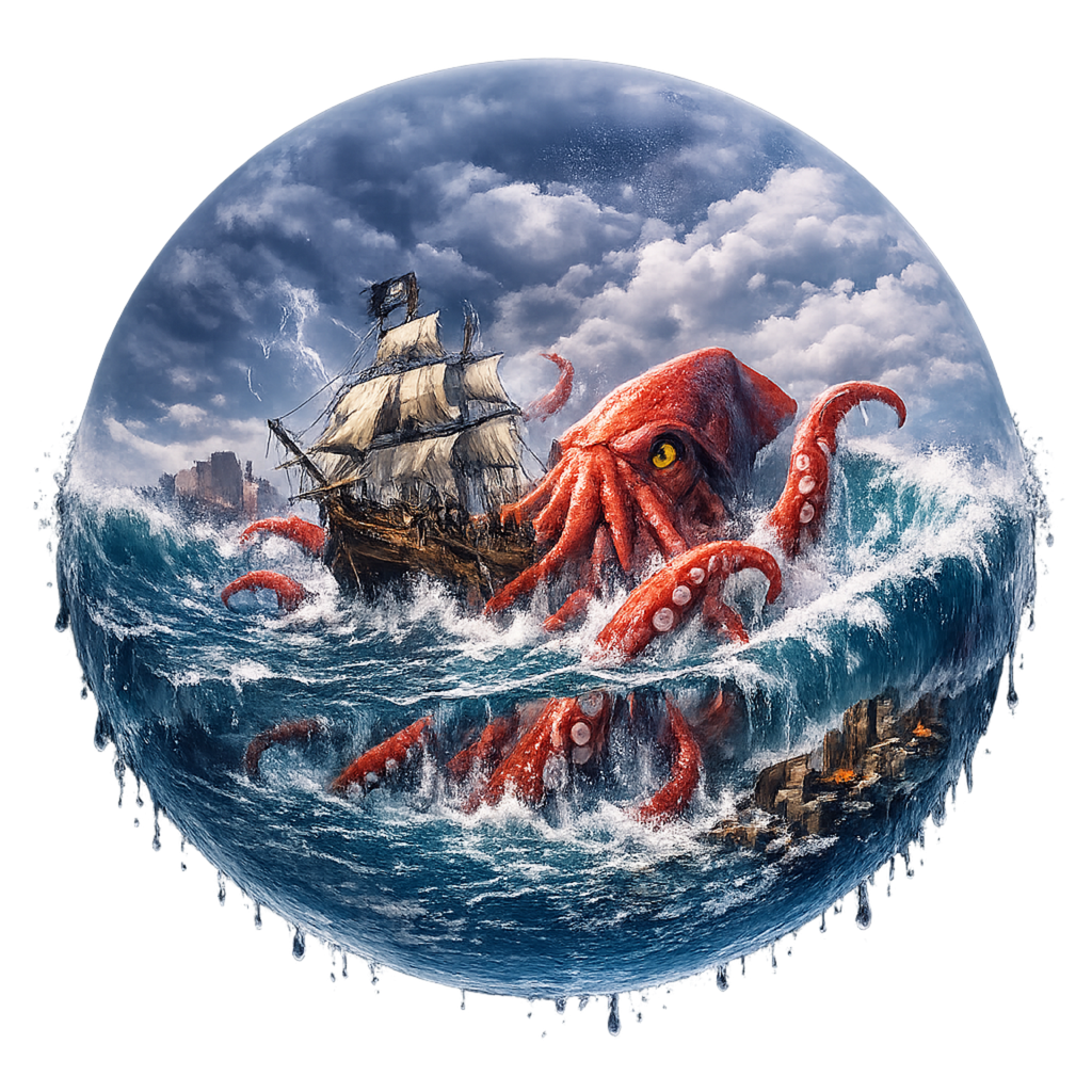 Kraken T‑Shirt | Dark Fantasy Graphic Tee