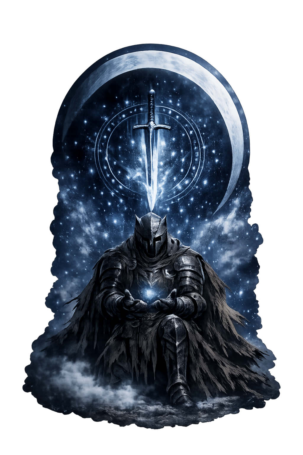 Nightfang Blessing T‑Shirt | Souls‑Like Dark Fantasy Graphic Tee