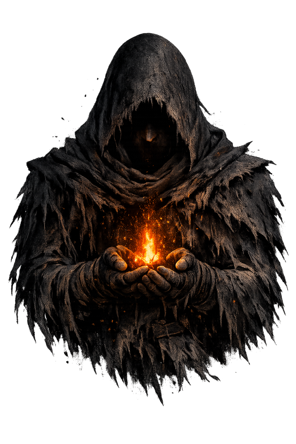 Flame‑Reaver T‑Shirt | Souls‑Like Dark Fantasy Graphic Tee