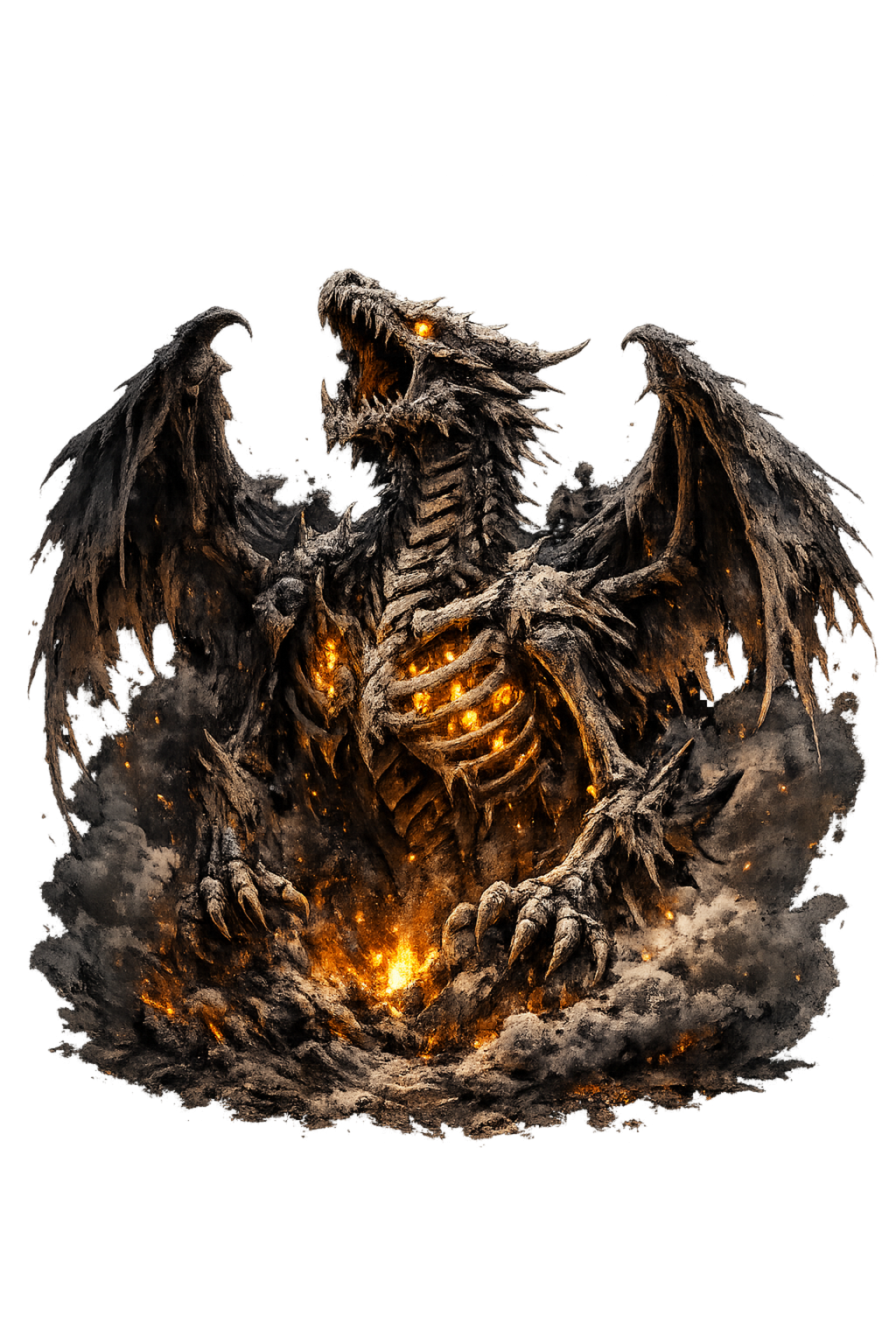 Wyvern T‑Shirt | Souls‑Like Dark Fantasy Graphic Tee