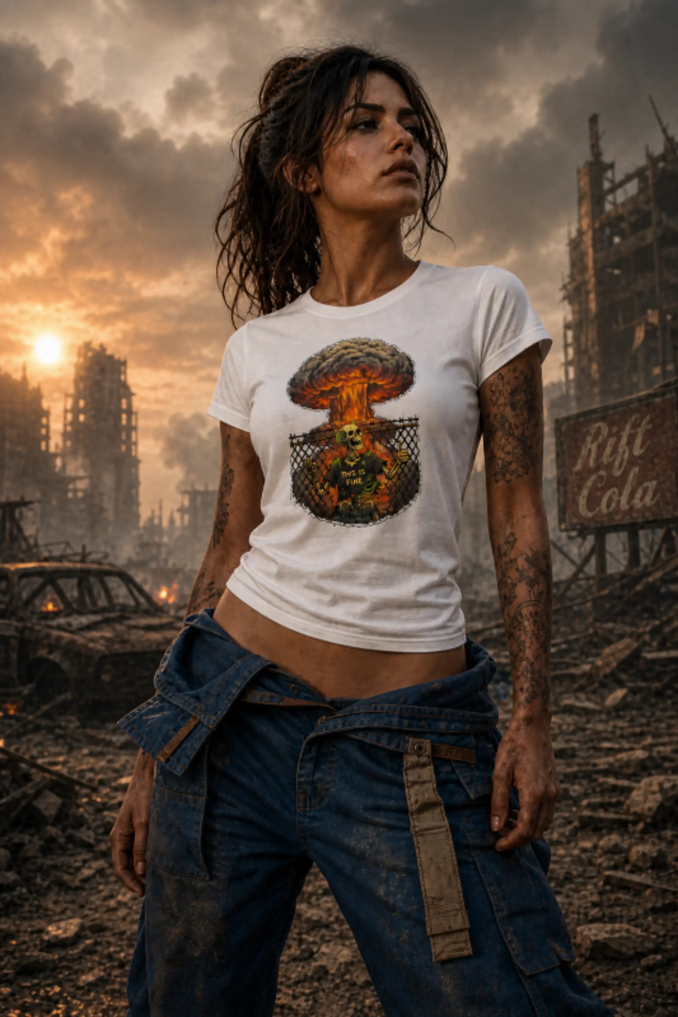 This Is Fine T‑Shirt | Streetwear Graphic Tee.